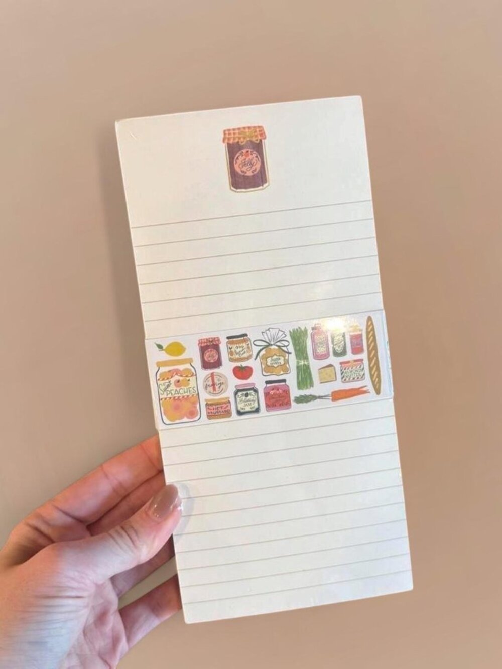 Jelly Jar Lined Notepad